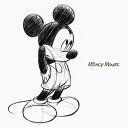 ディズニー ミッキー ファブリックパネル dsn-0007-vv 30cm × 30cm