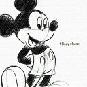 ディズニー ミッキー ファブリックパネル dsn-0008-vv 30cm × 30cm