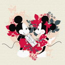 ディズニー ミッキー&ミニー ファブリックパネル dsn-0060 30cm × 30cm