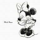 ディズニー ミニー ファブリックパネル 壁かけインテリア dsn-0148-vv 30cm × 30cm