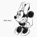ディズニー ミニー ファブリックパネル 壁かけインテリア dsn-0149-vv 30cm × 30cm