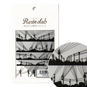 乐天商城 - レジンクラブ レジンシール 電柱 (両面印刷) RC-DEN-101