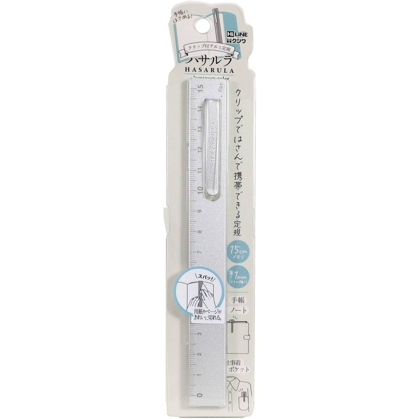 乐天商城 - クツワ 定規 ハサルラ定規 シルバー XS07SV