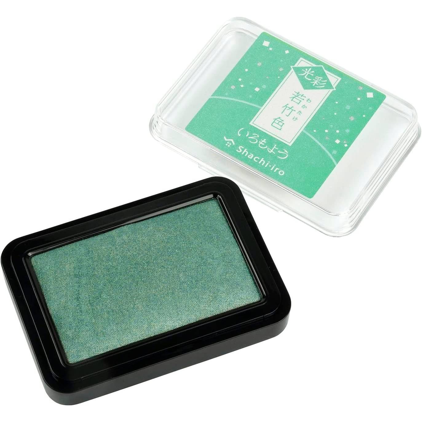 いろもよう 光彩 スタンプパッド 若竹色 HAC-1G-PG