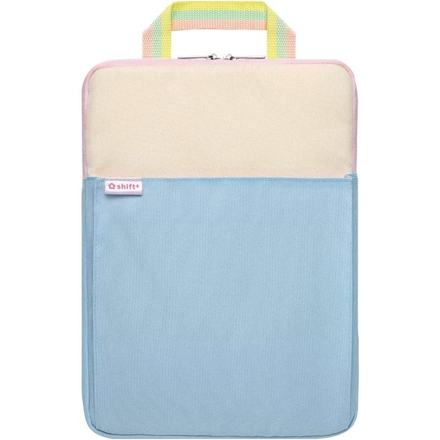 クッション付スクールPCケース Mサイズ シフトプラス キャンディ （アイボリー）