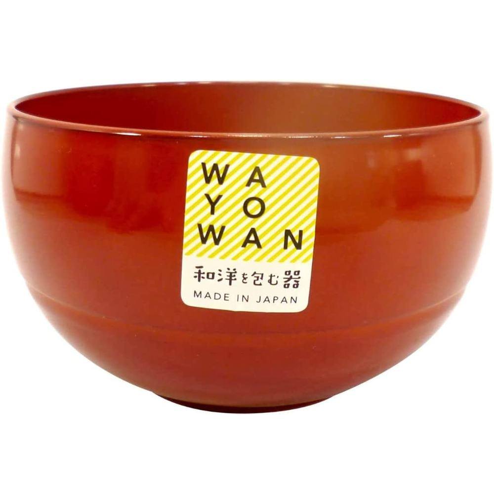 アサヒ興洋 お椀 中椀 味噌汁 丸型 朱 食洗機対応 電子レンジ対応 日本製