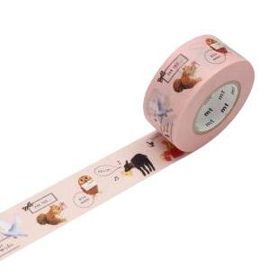 乐天商城 - mt FOR PACK パッケージングテープ 25mm幅15m巻 （動物達）
