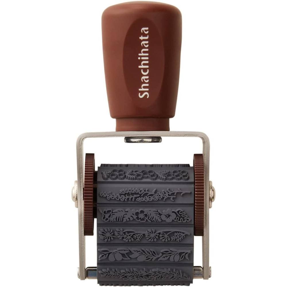 【シャチハタ】回転デコレーションスタンプ 植物 NRD-13A1