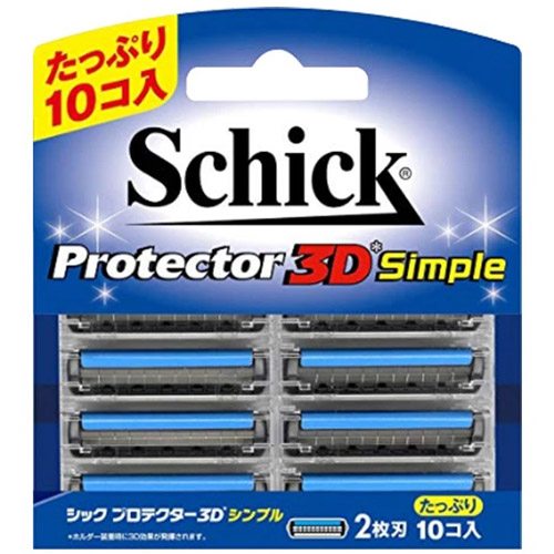 シック ジャパン プロテクター3D シンプル 替刃10コ入