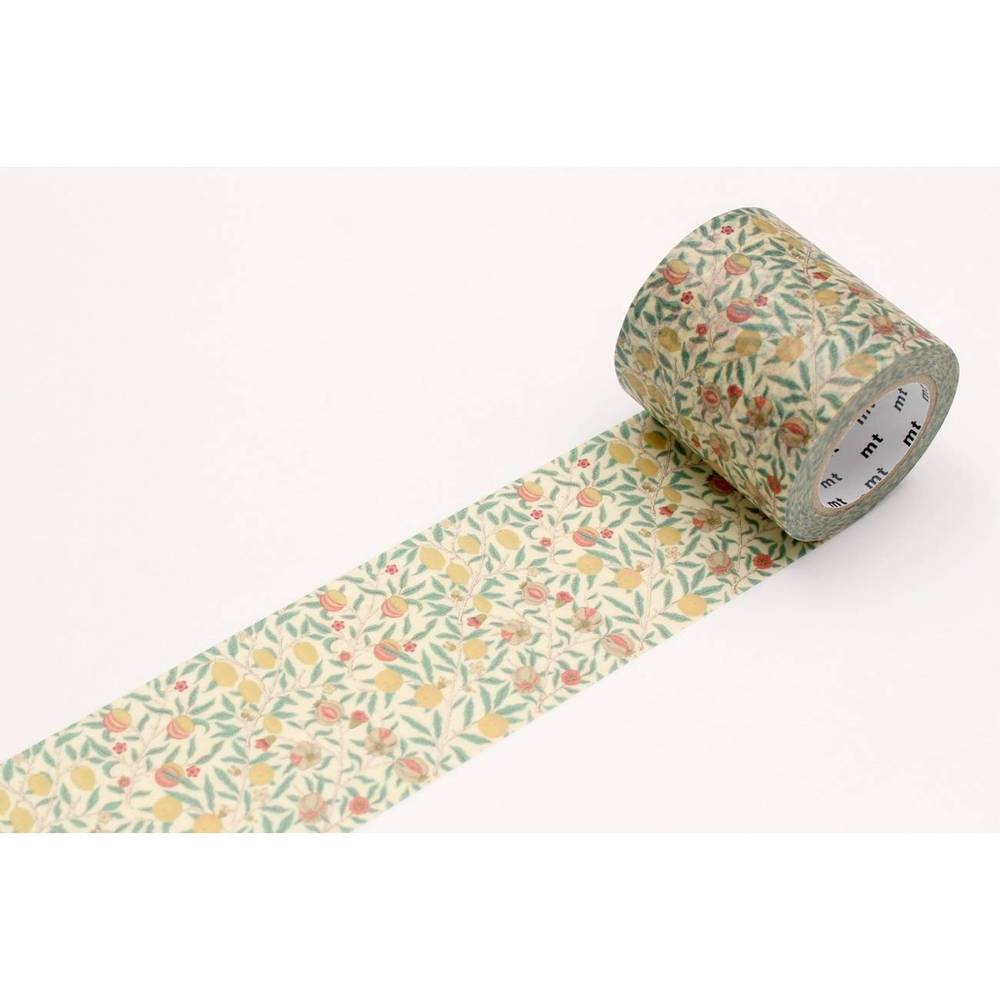 カモ井加工紙 マスキングテープ ウィリアム・モリス Fruits MTWILL04 幅50mm×10m巻き