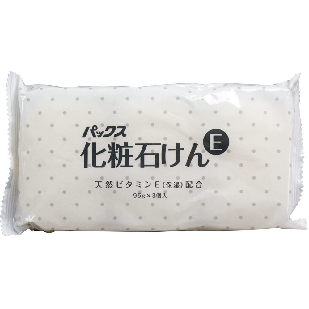 乐天商城 - パックス 化粧石けんE 95gX3個入