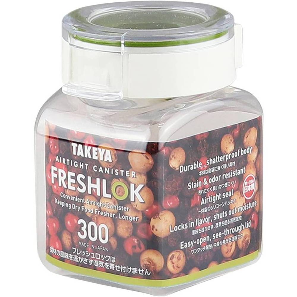 乐天商城 - タケヤ化学工業 フレッシュロック角型 300ml GR グリーン