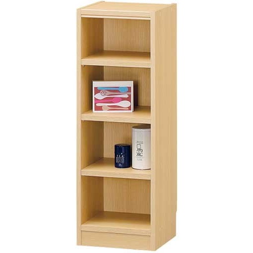 乐天商城 - タナリオ 本棚 木製 ラック シェルフ 高さ90cmタイプ 幅31cm ナチュラルブラウン