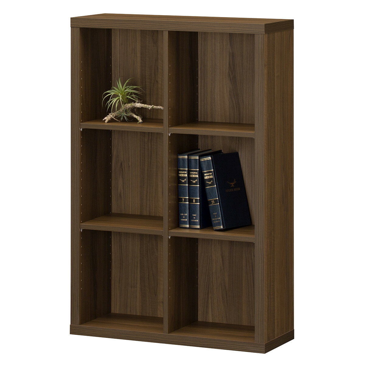 送料無料まとめ買い セパルテック 本棚 フリーラック ダークブラウン ２列3段 最終セール価格 収納家具インテリア 寝具 収納 Www Tripseller In