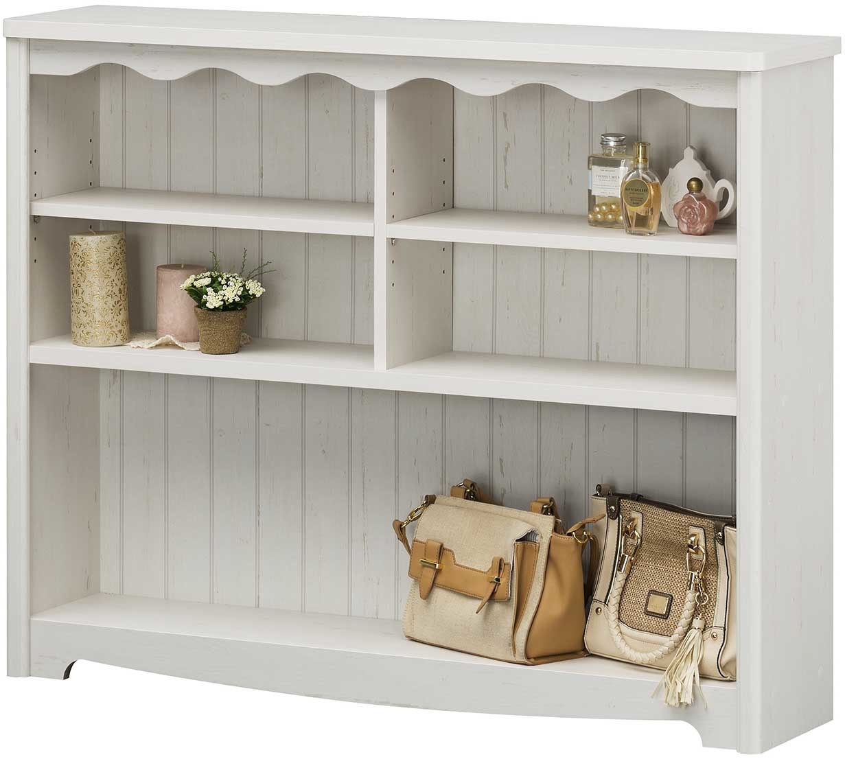 乐天商城 - オープンラック 本棚 書棚 モンシェリーヌ ホワイト