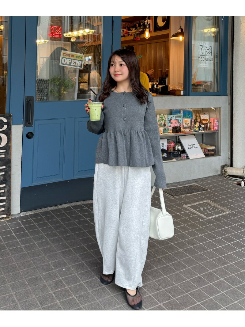ウエストアジャストカーブパンツ＜MFM＞ FREE'S MART フリーズ マート パンツ その他のパンツ グレー ネイビー【先行予約】*【送料無料】[Rakuten Fashion]