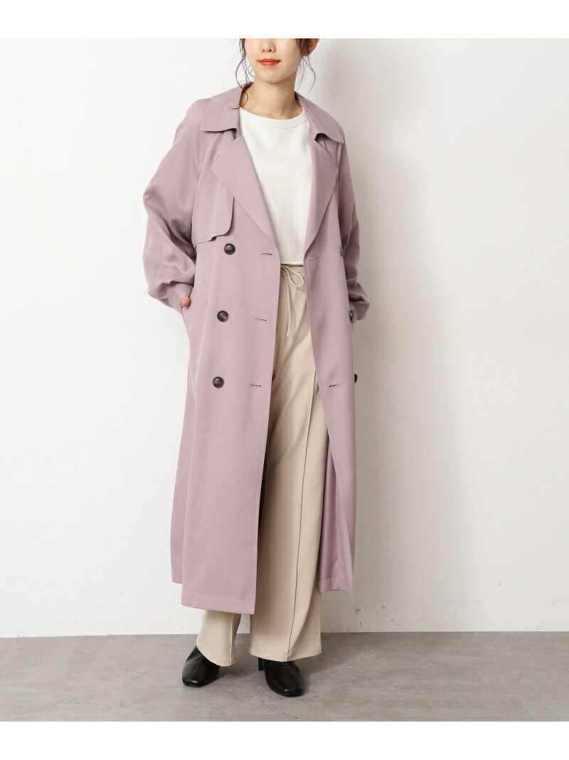 【SALE／30%OFF】◆＜Sシリーズ対応商品＞抜け襟トレンチコート FREE'S MART フリーズ マート ジャケット・アウター その他のジャケット・アウター パープル グリーン ベージュ【RBA_E】【先行予約】*【送料無料】[Rakuten Fashion]