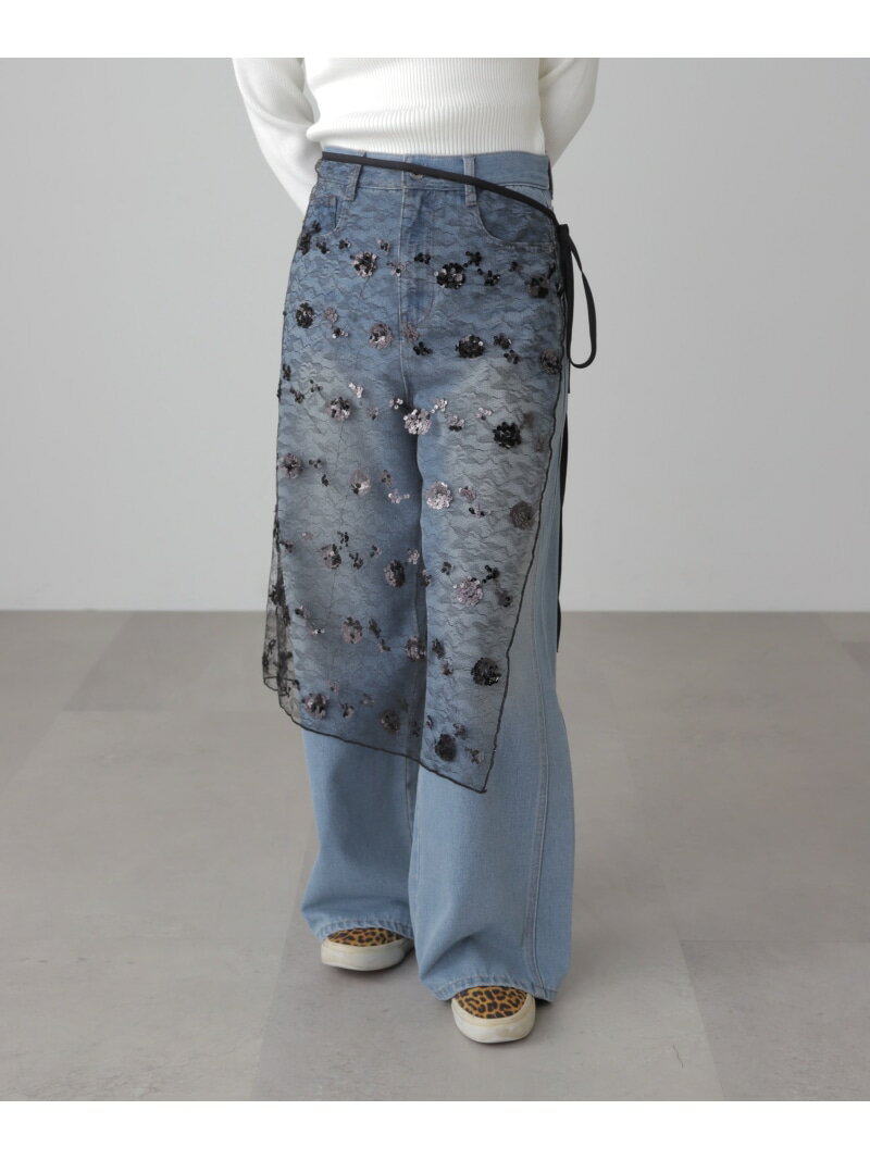 【SALE/50%OFF】チュールオーバーラップ FREE'S MART フリーズ マート アクセサリー・腕時計 その他のアクセサリー・腕時計 ホワイト ブラッ...