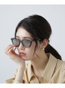 【SALE/20%OFF】スクエアサングラス FREE'S MART フリーズ マート ファッション雑貨 その他のファッション雑貨 ブラック ブラウン【RBA_...