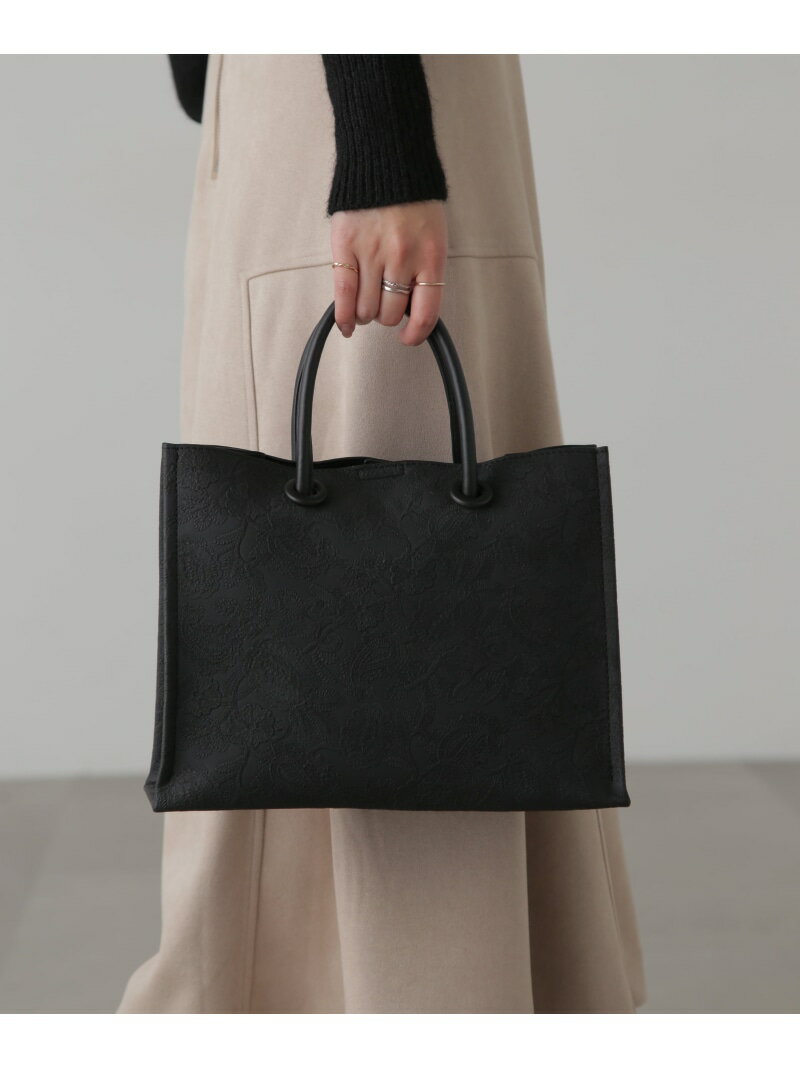 エンボスペイズリーバッグ FREE'S MART フリーズ マート バッグ その他のバッグ ブラウン カーキグリーン ホワイト ブラック ピンク【先行予約】*【送料無料】[Rakuten Fashion]