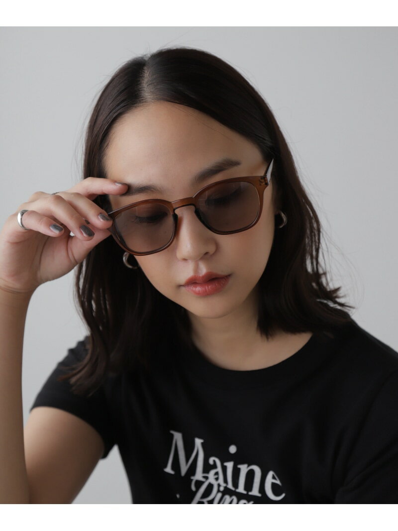 【SALE／50%OFF】ライトカラーサングラス FREE'S MART フリーズ マート ファッション雑貨 その他のファッション雑貨 ブラック ベージュ【RBA_E】[Rakuten Fashion]
