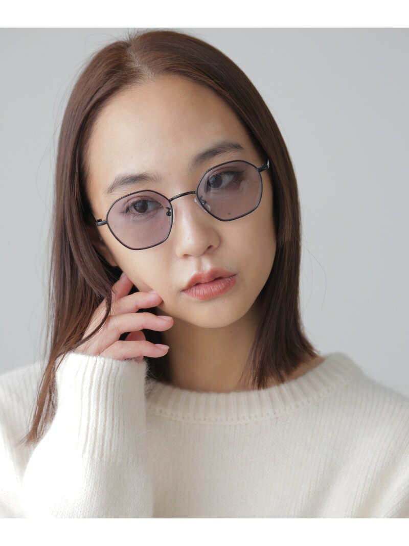 【SALE／50%OFF】細フレームサングラス FREE'S MART フリーズ マート ファッション雑貨 その他のファッション雑貨 ブラック シルバー【RBA_E】[Rakuten Fashion]