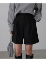 【SALE/50%OFF】タックショートパンツ FREE'S MART フリーズ マート パンツ その他のパンツ ブラック ホワイト グレー【RBA_E】[Ra...