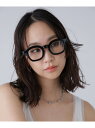 【SALE/20%OFF】ファットリムサングラス FREE'S MART フリーズ マート ファッション雑貨 その他のファッション雑貨 ベージュ【RBA_E】[...