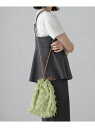 【SALE/50%OFF】マテリアル巾着バッグ FREE'S MART フリーズ マート バッグ その他のバッグ グリーン ブラック【RBA_E】[Rakute...