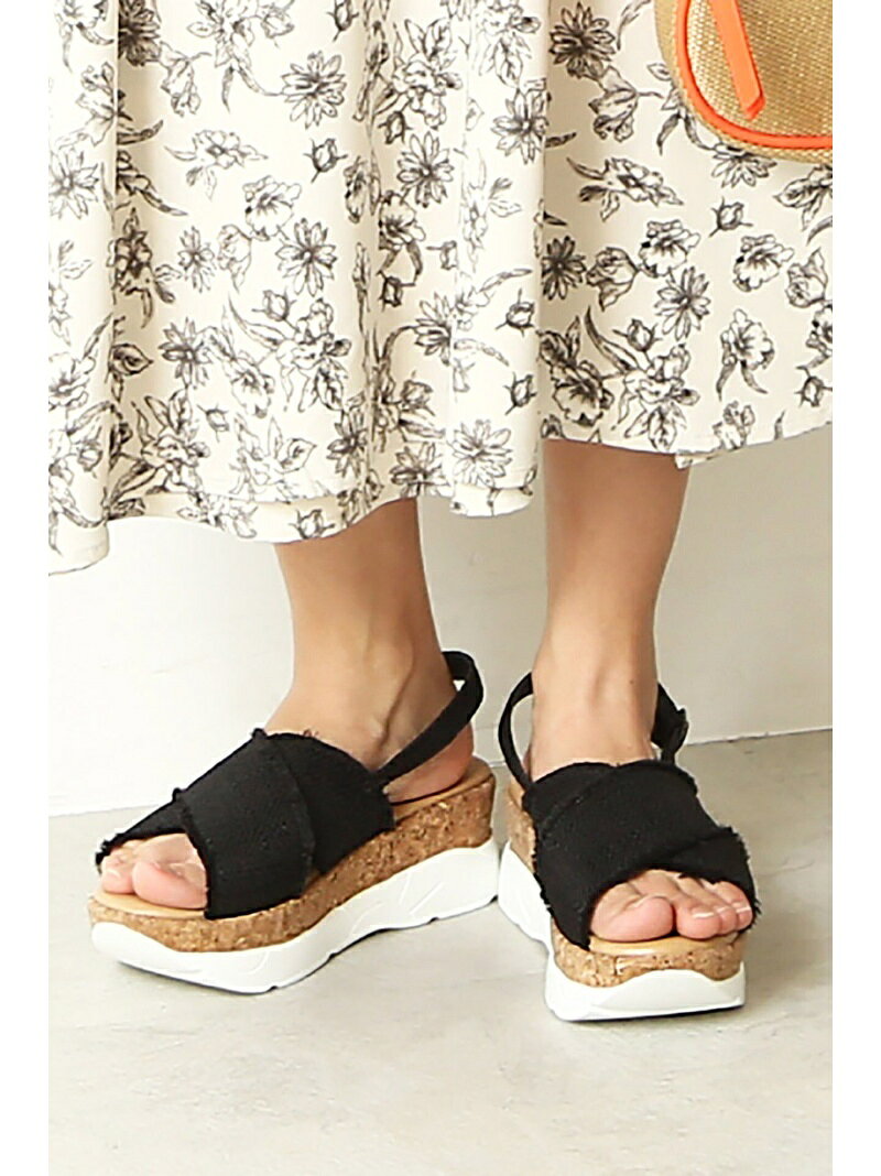 【SALE／60%OFF】コンフォートクロスサンダル FREE'S MART フリーズ マート シューズ・靴 その他のシューズ・靴 ホワイト ブラック【RBA_E】[Rakuten Fashion]