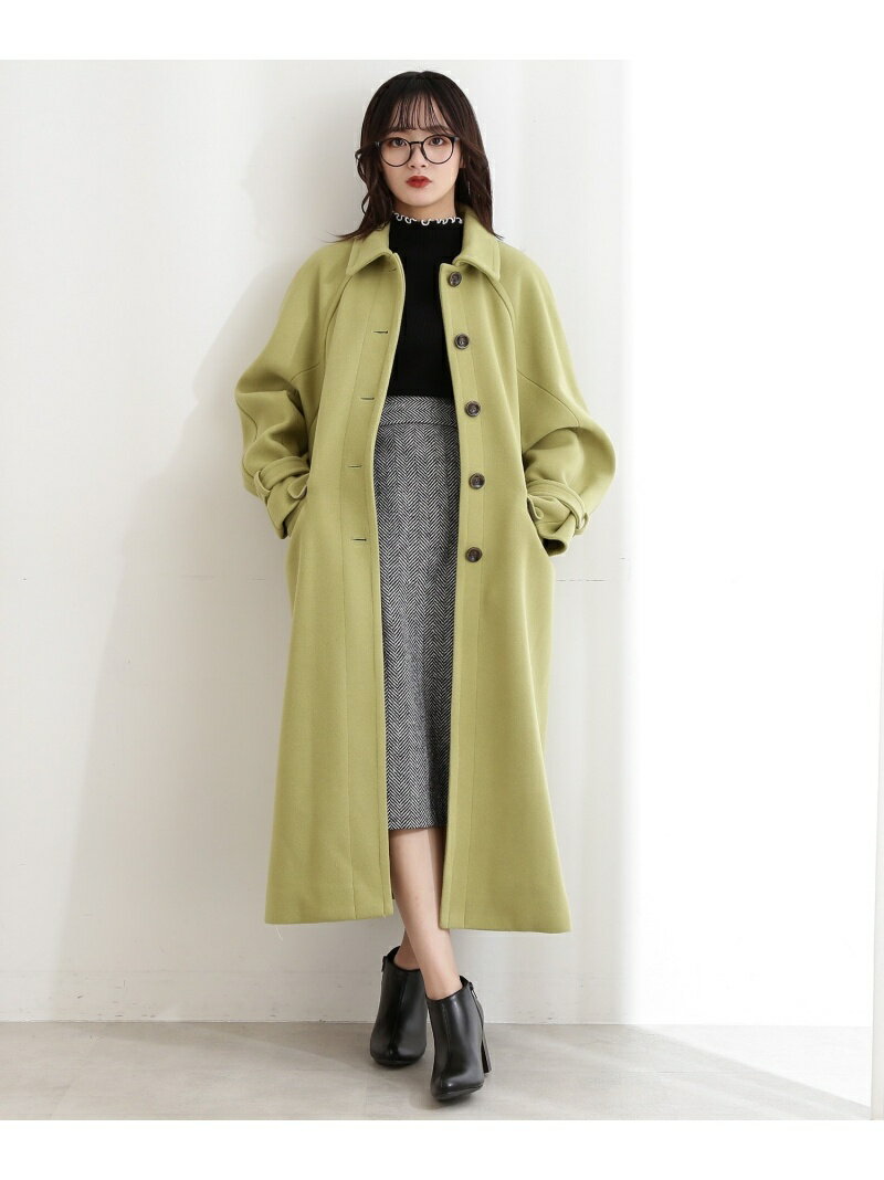 【SALE／50%OFF】[Sシリーズ対応商品]ジャージメルトンステンカラーコート FREE'S MART フリーズ マート ジャケット・アウター その他のジャケット・アウター ブラウン ベージュ ピンク グリーン【RBA_E】【送料無料】[Rakuten Fashion]