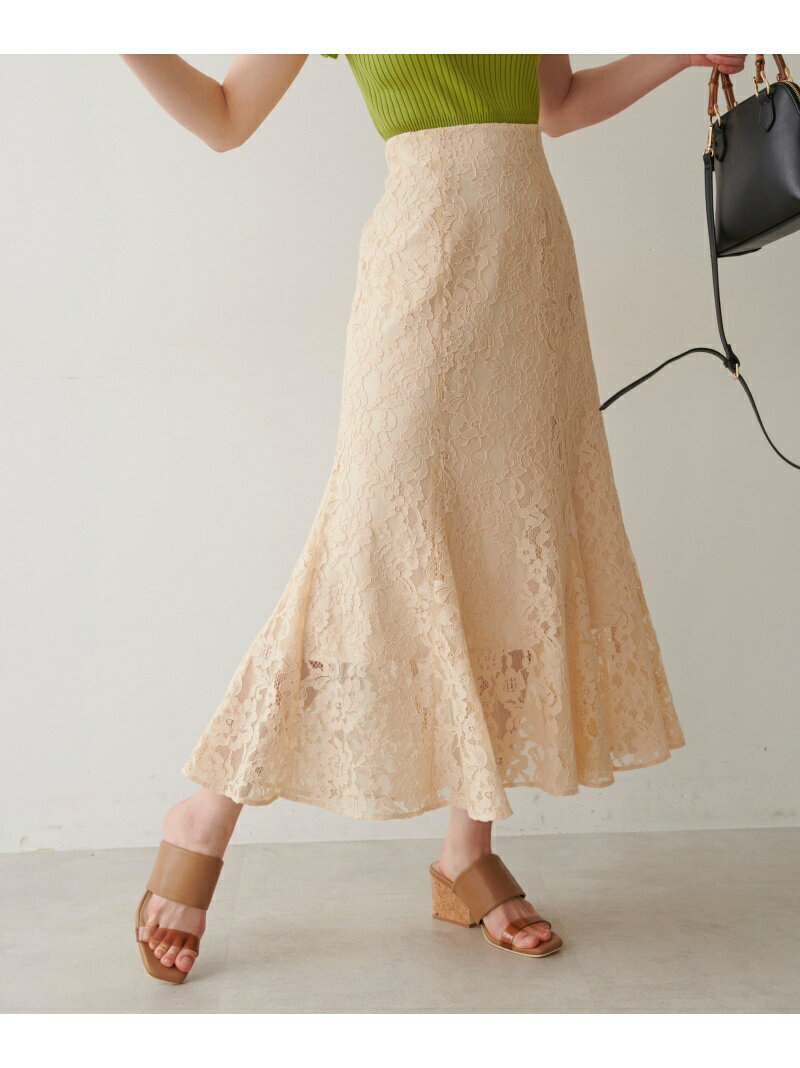 【SALE／50%OFF】[Sシリーズ対応商品]三角マチレースマーメイドスカート FREE'S MART フリーズ マート スカート その他のスカート ホワイト ブラック ブルー【RBA_E】[Rakuten Fashion]のサムネイル