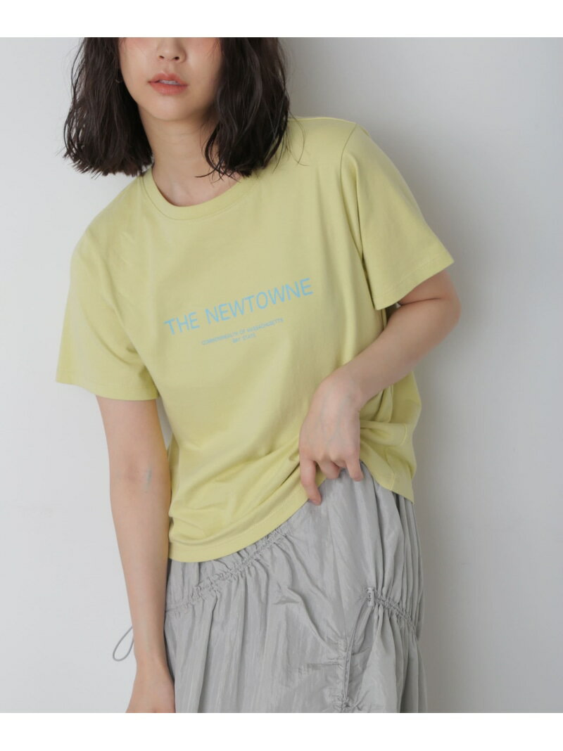 【SALE／60%OFF】シンプルロゴプリントTシャツ FREE'S MART フリーズ マート トップス カットソー・Tシャツ ブラック ホワイト イエロー【RBA_E】[Rakuten Fashion]