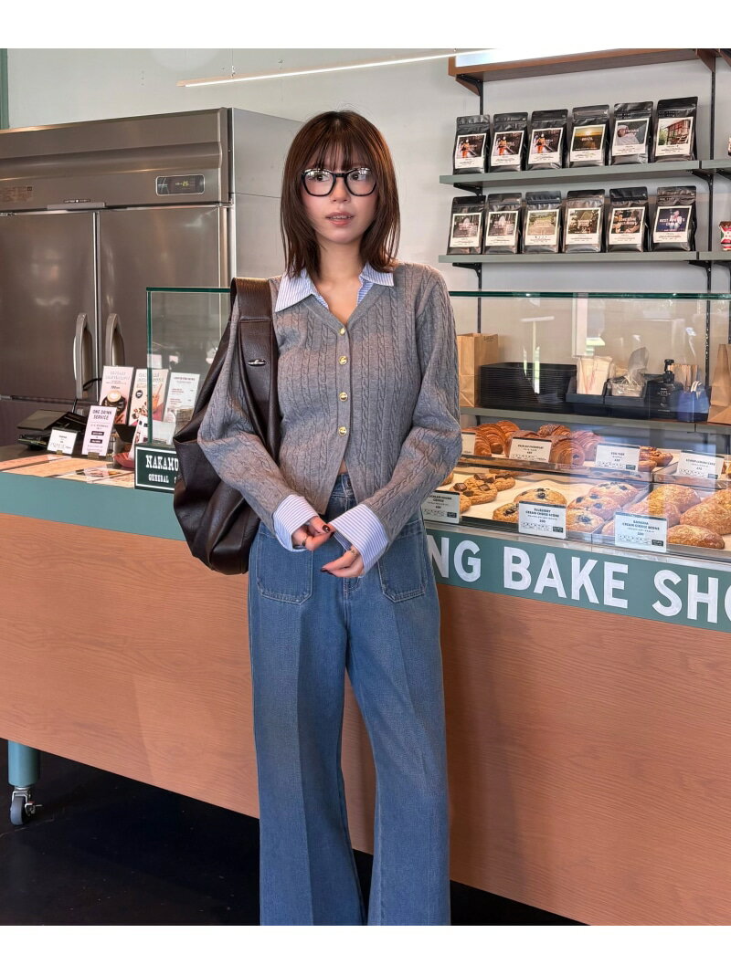 シャツレイヤードゴールドボタンニット FREE'S MART フリーズ...(4.0)