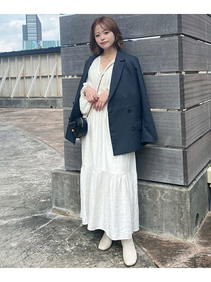 【SALE／20%OFF】カシュクールティアードワンピース FREE'S MART フリーズ マート ワンピース・ドレス ワンピース ホワイト ブラック グリーン【RBA_E】【送料無料】[Rakuten Fashion]