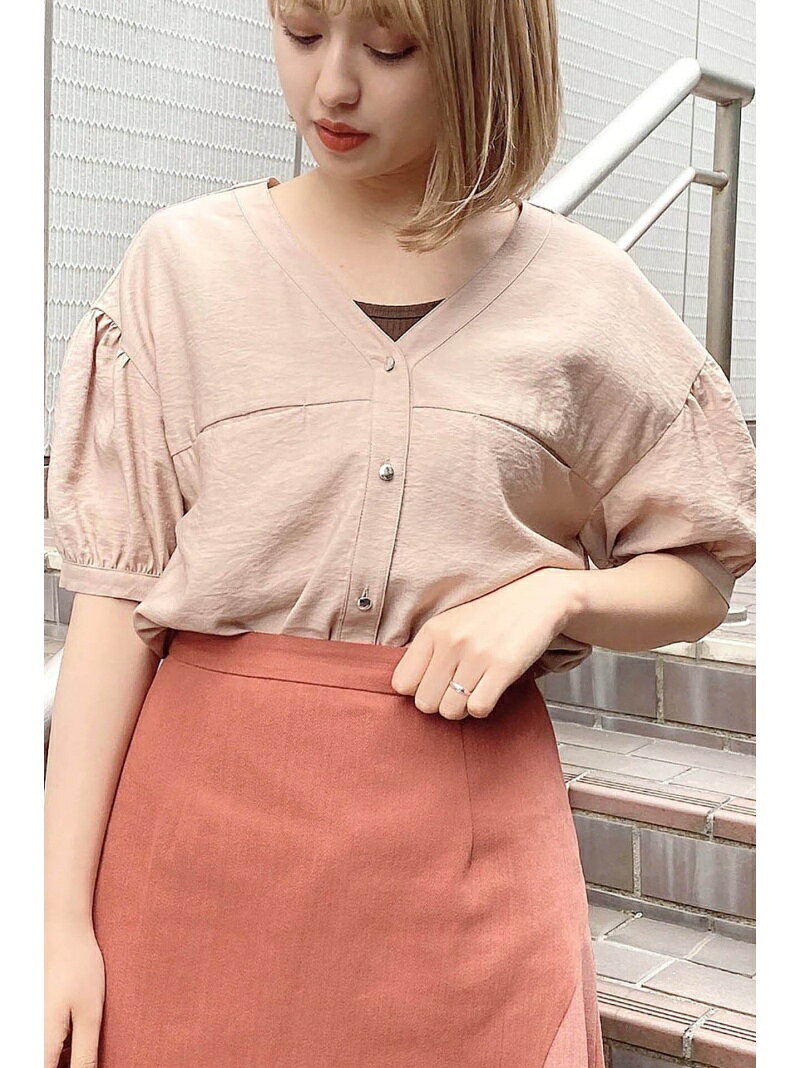 【SALE／60%OFF】バルーンスリーブスキッパーブラウス FREE'S MART フリーズ マート トップス シャツ・ブラウス ブラウン ホワイト ブルー【RBA_E】[Rakuten Fashion]