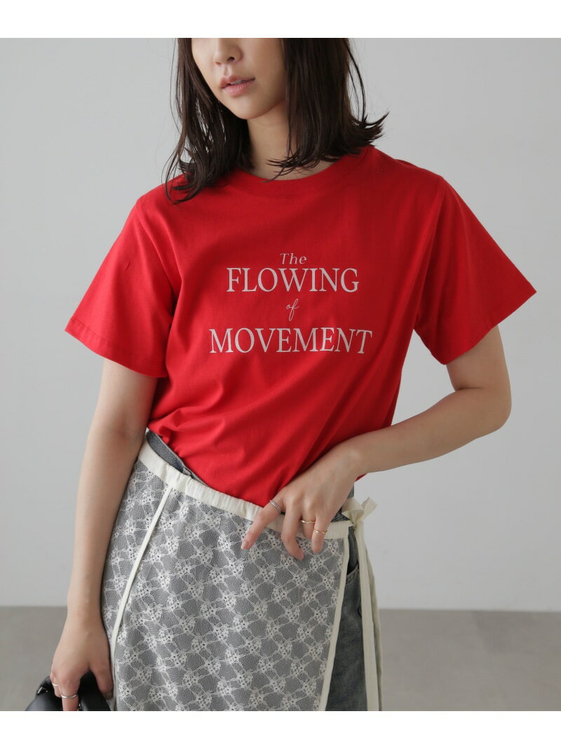 【SALE／50%OFF】ロゴプリントTシャツ FREE'S MART フリーズ マート トップス カットソー・Tシャツ ホワイト レッド ブラック【RBA_E】[Rakuten Fashion](4)