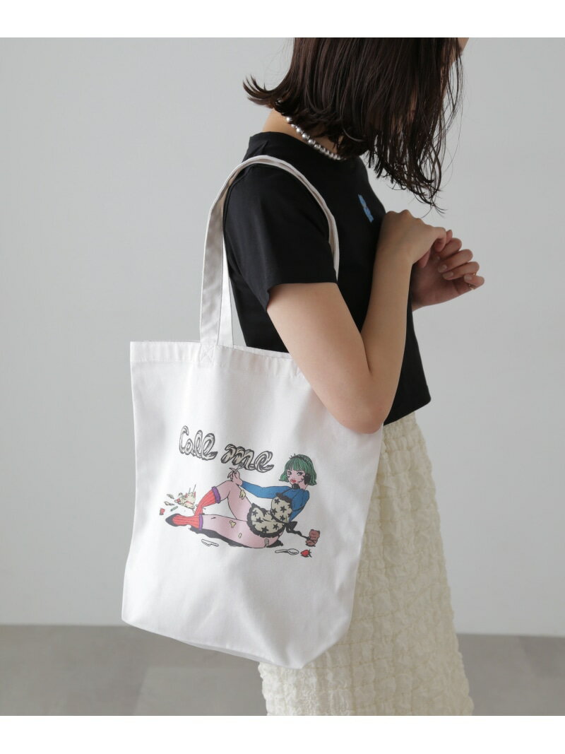 【SALE／40%OFF】callmeケーキトートバッグ FREE'S MART フリーズ マート ファッション雑貨 その他のファッション雑貨 ホワイト【RBA_E】[Rakuten Fashion]