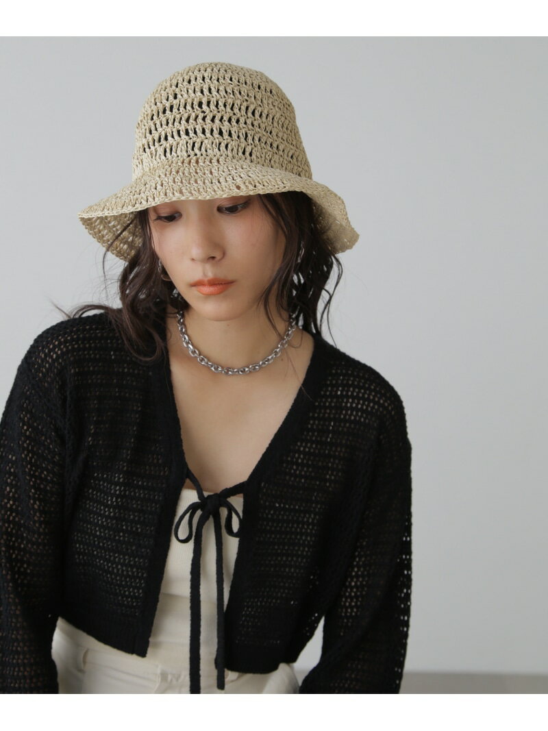 【SALE／50%OFF】ペーパークロシェキャペリンハット FREE'S MART フリーズ マート ファッション雑貨 マフラー・ストール・ネックウォーマー ブラウン ブラック【RBA_E】[Rakuten Fashion]