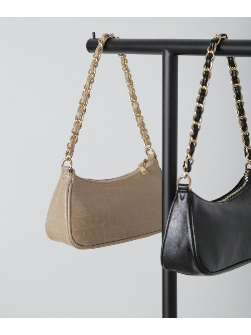 【SALE／30%OFF】ベーシックカーブバッグ FREE'S MART フリーズ マート バッグ その他のバッグ ベージュ ブラック【RBA_E】【送料無料】[Rakuten Fashion]