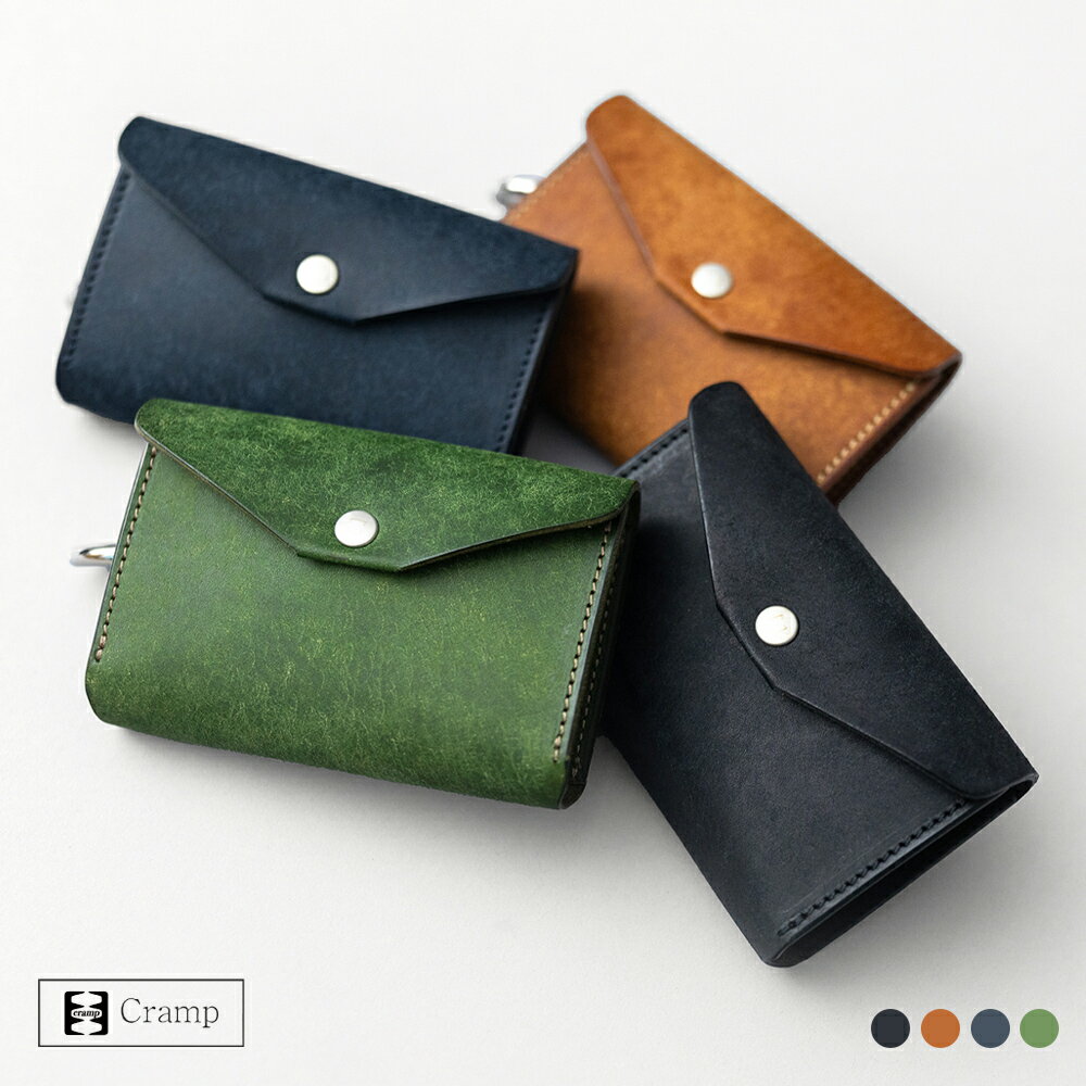 クランプ プエブロレザー スマートキーケース Cr-605 Cramp プエブロレザー 本革 日本製 ブランド おしゃれ メンズ レディース コンパクト スマート カードケース ミニ 人気 誕生日 ギフト プレゼント 人気 ランキング 男性 女性