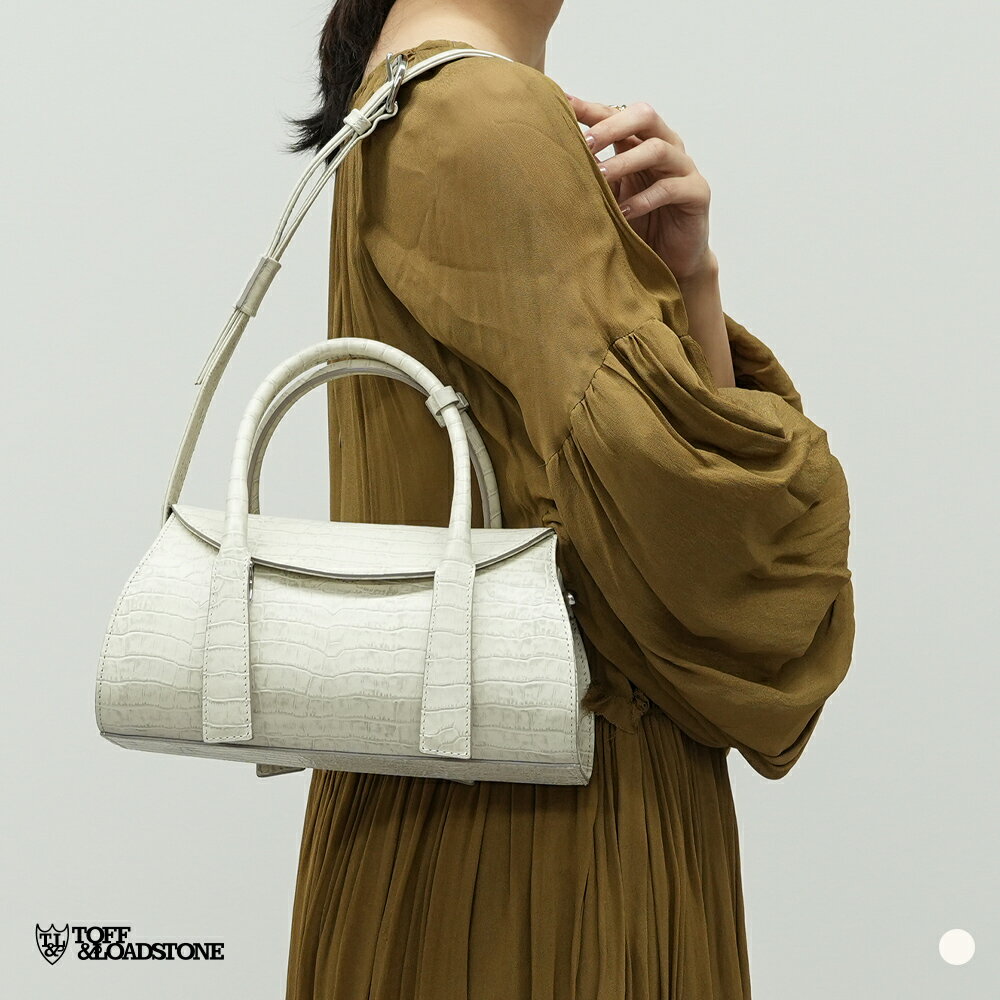 乐天商城 - トフ&ロードストーン Collon light shrink コロン ライトシュリンク クロコ型押し 2way ショルダーバッグ 81580 TOFF&LOADSTONE レディース デート プレゼント 記念日 誕生日 ご褒美 シンプル 本革 牛革 クラシック 大人デザイン 20代 30代 コンパクト ハンドメイド