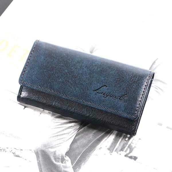 キーケース 三つ折りキーケース ラガード G-3 ジースリー サブポケット付 5連キーケース 三つ折りキーケース ネイビー Lugard 革 レザー 本革 おしゃれ 男性 退職祝い 記念品 プレゼントギフト 送別会(4)