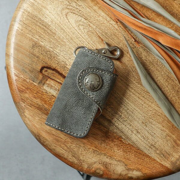 ケイシイズ 【12/7まで限定5%オフクーポンあり】キーケース キーホルダー エレファント 象革 エキゾティックレザー メンズ ブランド ケイシイズ あす楽 記念品 クリスマス プレゼントギフト 男性 ギフト