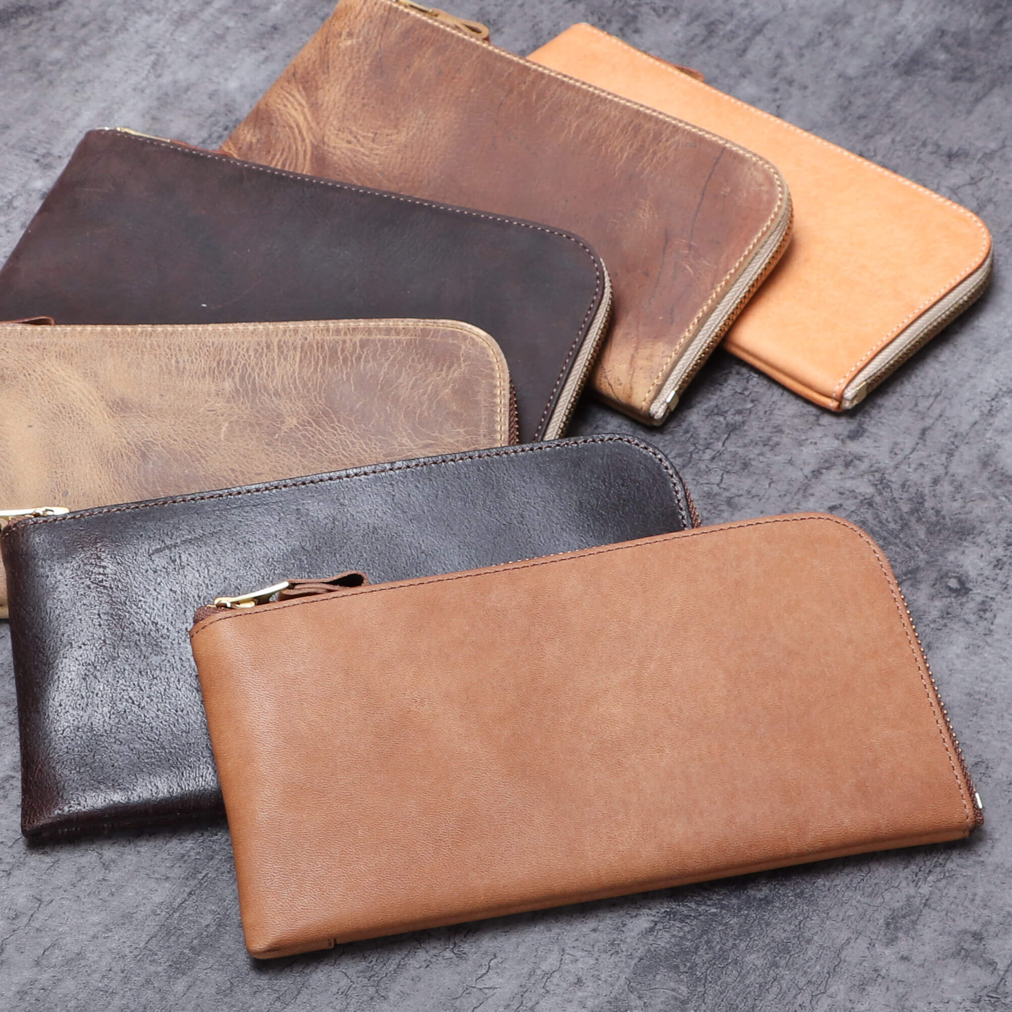 アンカーブリッジ Long Zip Wallet 長財布 メ