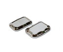ハーレー 08〜 ツーリングモデル用 マスターシリンダーカバー /ブレーキ クラッチ/ツアラー バガー FLHTK FLHX FLTR メッキ