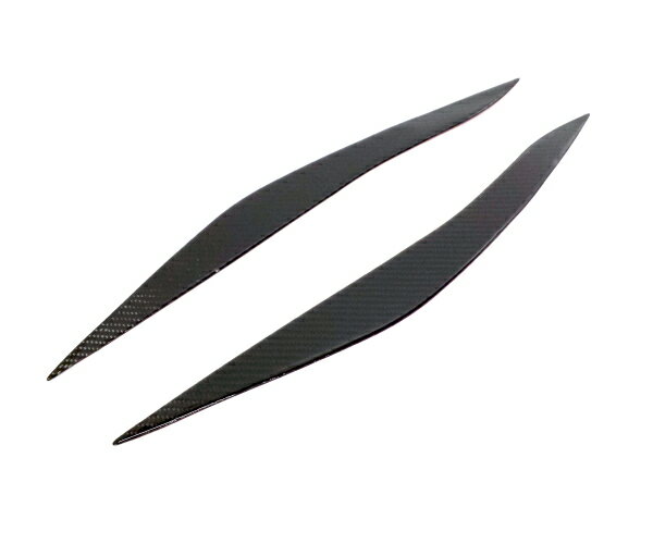 BMW CFRP カーボン アイライン ヘッドライトガーニッシュ F10 F18 5シリーズ後期用 左右セット