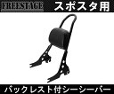 ハーレー スポーツスター用 デタッチャブル シーシーバー バックレスト 背もたれ XL1200 XL883N アイアン フォーティーエイト 48 セブンティーツ...