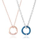 FREE STYLE 公式サイト ペアネックレス リングトップ シルバー ペアアクセサリー ペア ネックレス・ペンダント ダイヤモンド キュービックジルコニア ...