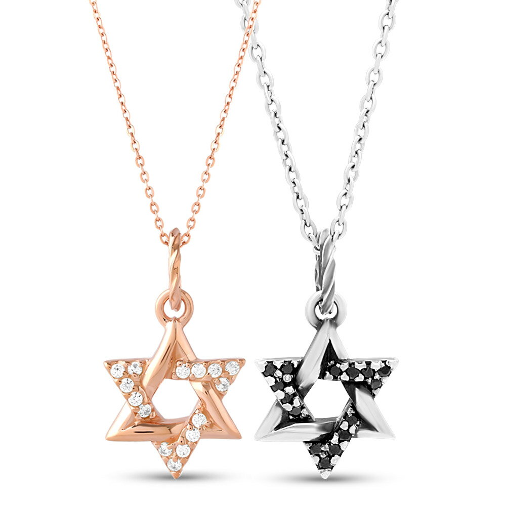 FREE STYLE 公式サイト ダビデスター 六芒星 星・スターモチーフ シルバー ペアネックレス ペアアクセサリー ペア ネックレス・ペンダント 記念日 プレゼント ギフト FSP918B-918PG セット シンプル フリースタイル 【送料無料】